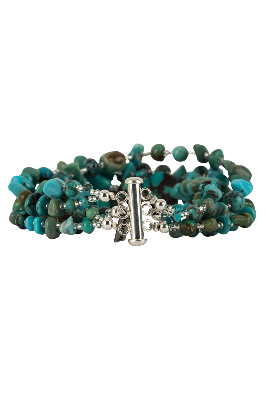 Paige Wallace Turquoise Mixed Stone Bracelet