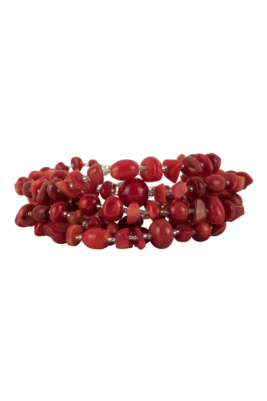 Paige Wallace Mixed Coral Bracelet
