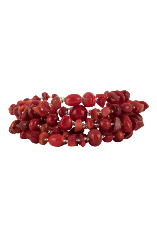 Paige Wallace Mixed Coral Bracelet