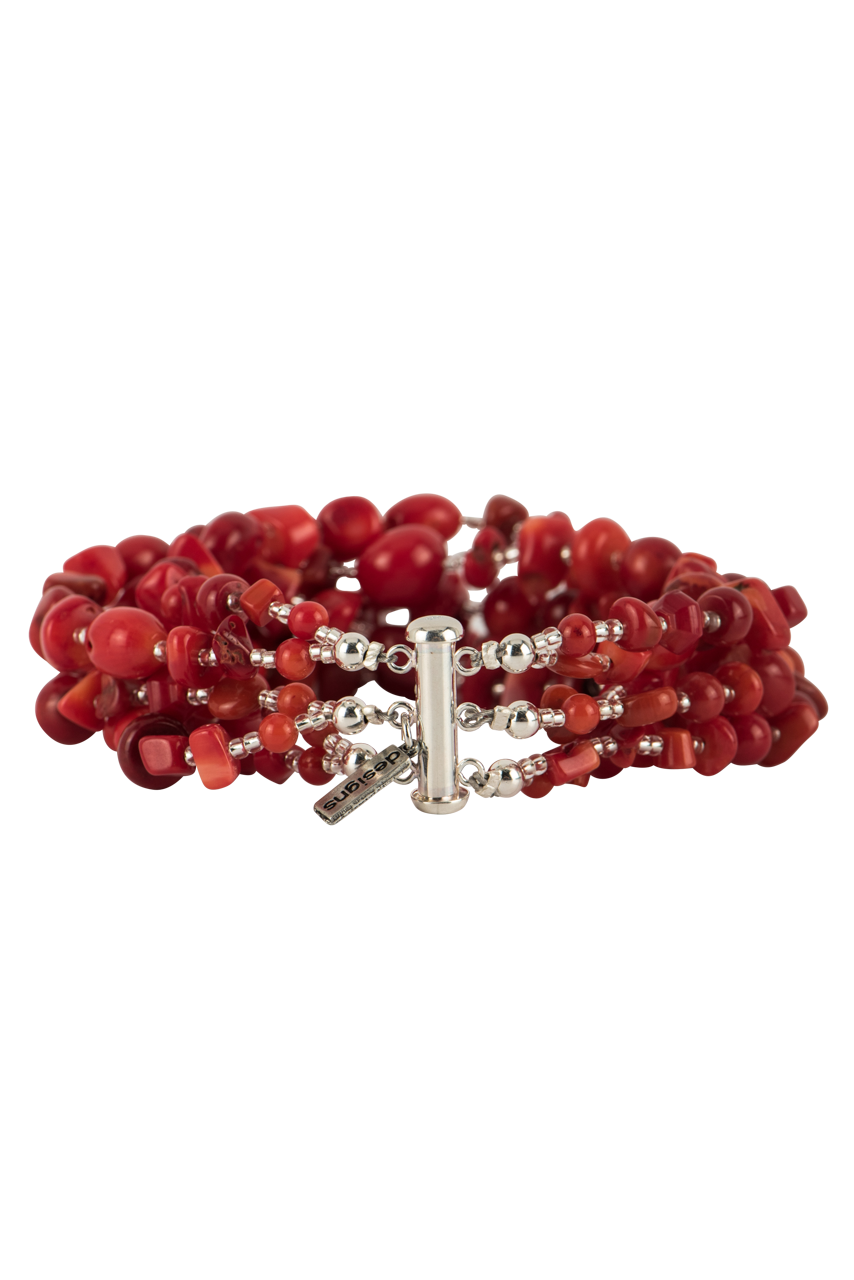 Paige Wallace Mixed Coral Bracelet