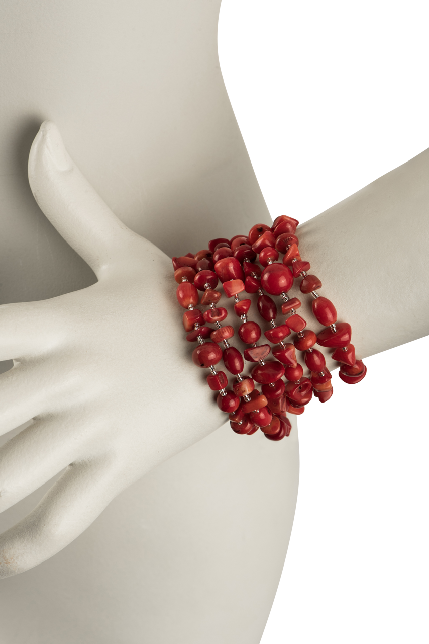 Paige Wallace Mixed Coral Bracelet