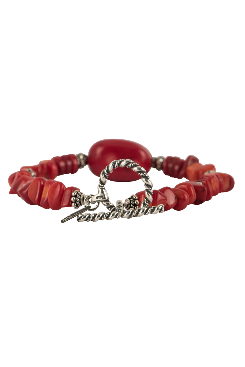 Paige Wallace Coral Bangle Bracelet