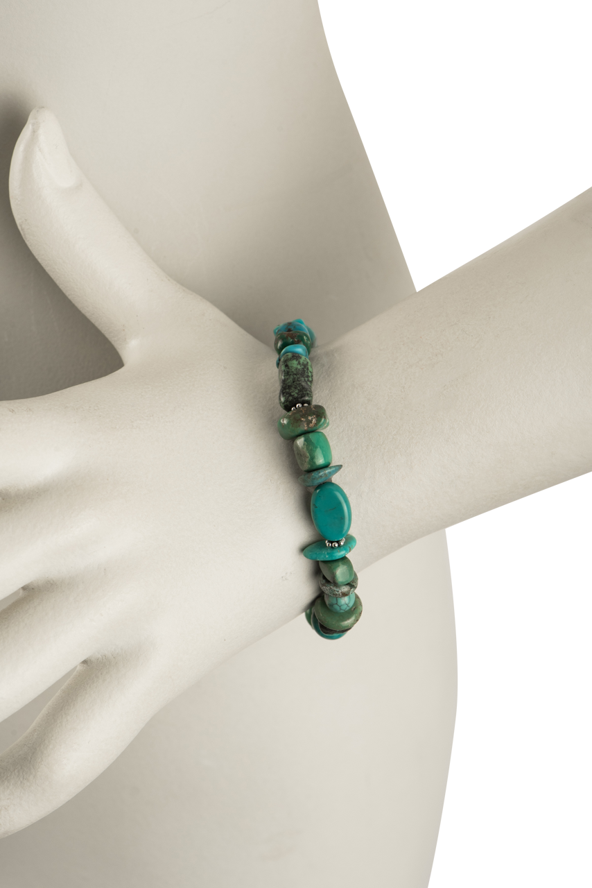Paige Wallace Turquoise Stone Bangle