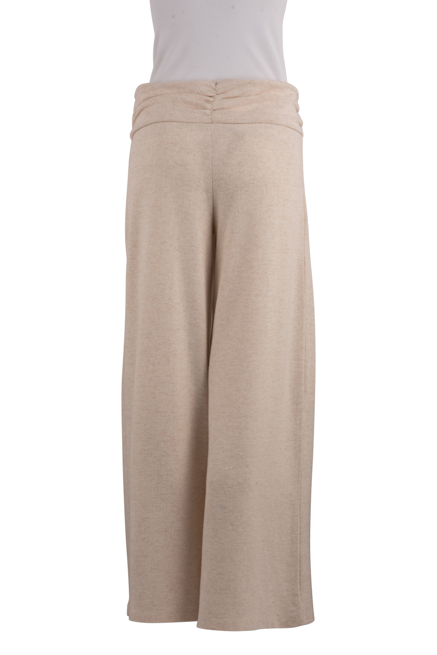 Tasha Polizzi Cream Wide Leg Pants