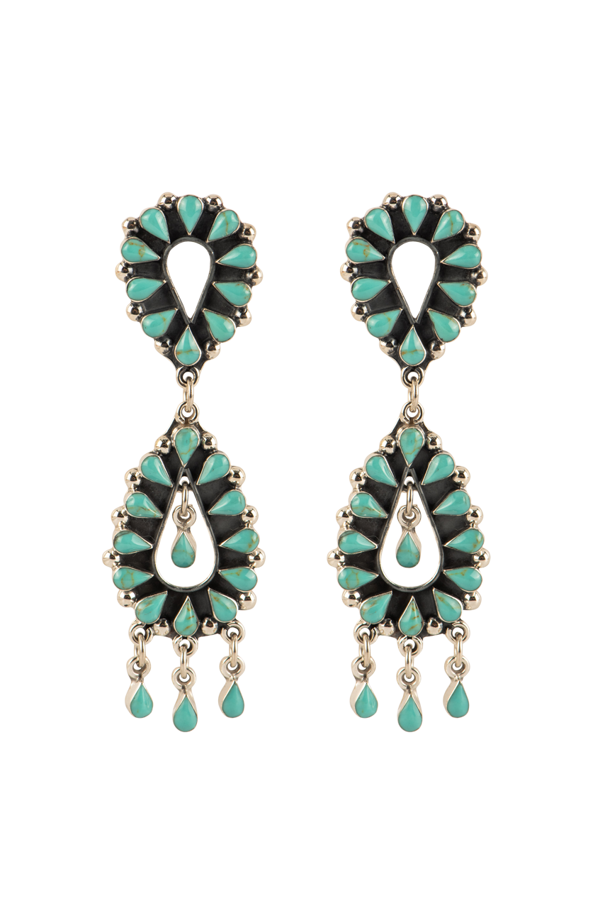 Paige Wallace Double Chandelier Earrings