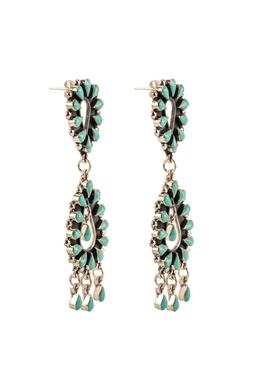 Paige Wallace Double Chandelier Earrings