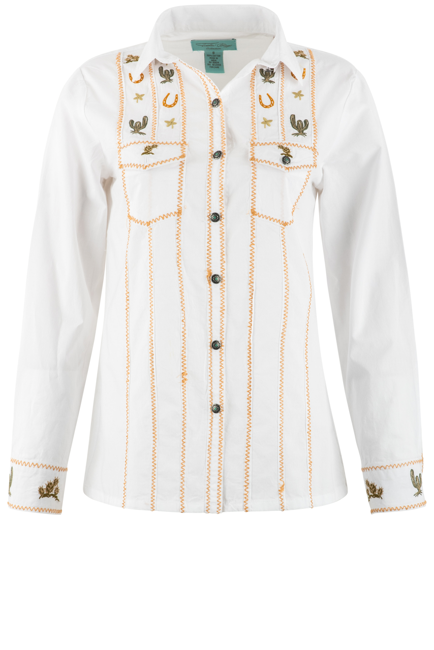 Tasha Polizzi White Jackson Shirt