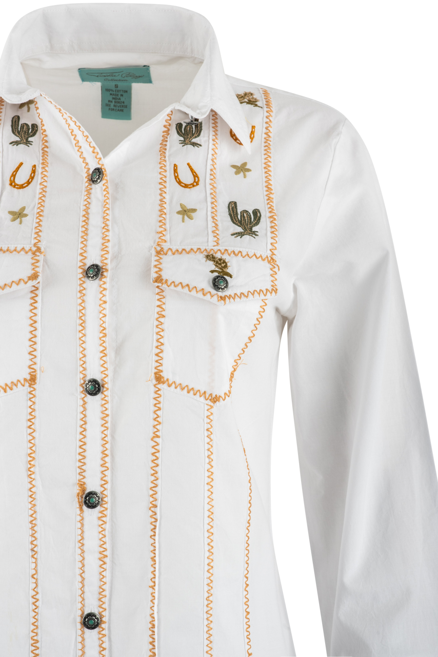 Tasha Polizzi White Jackson Shirt