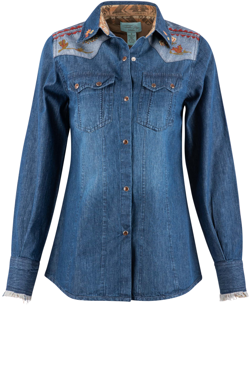 Tasha Polizzi Denim Arizona Shirt