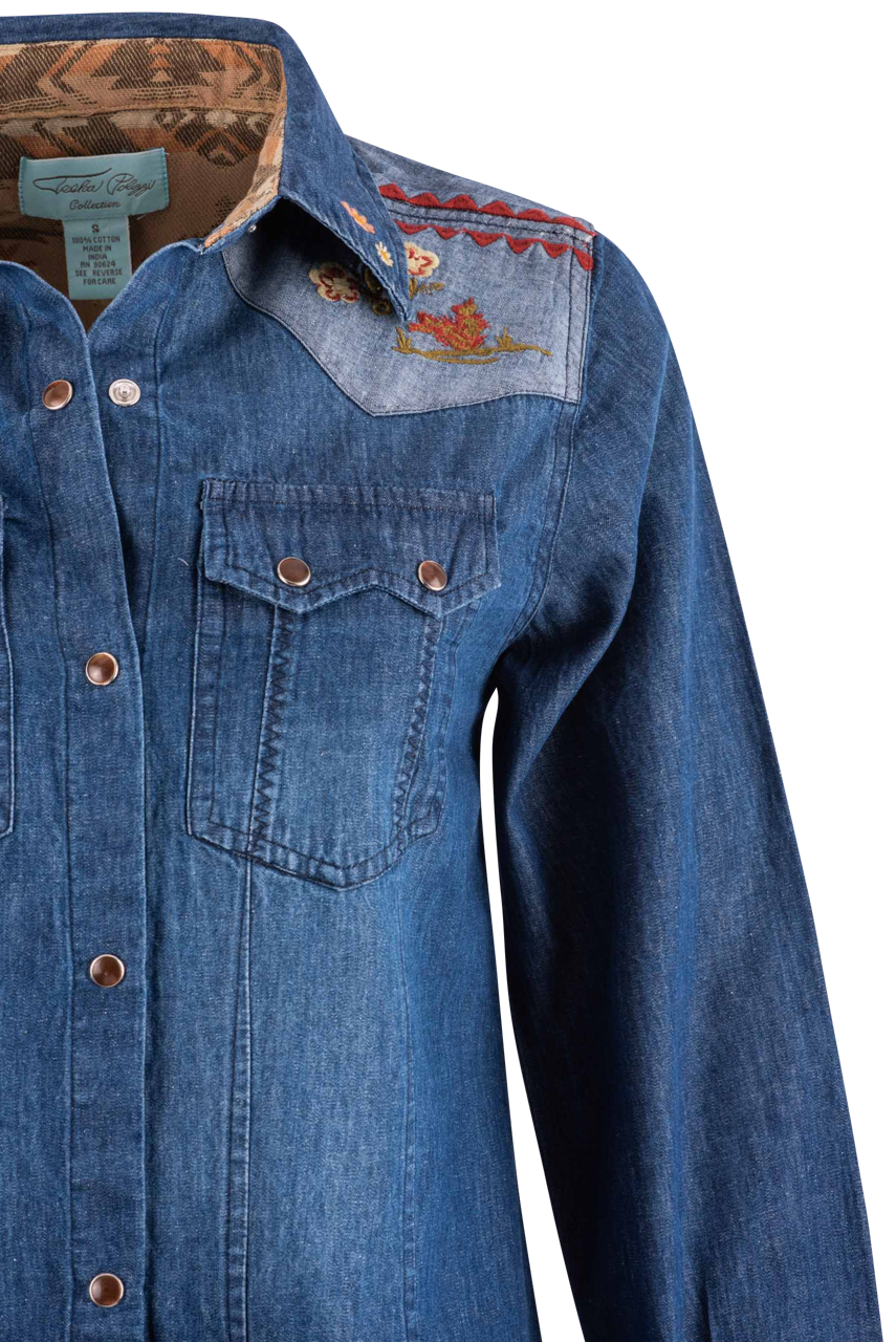 Tasha Polizzi Denim Arizona Shirt