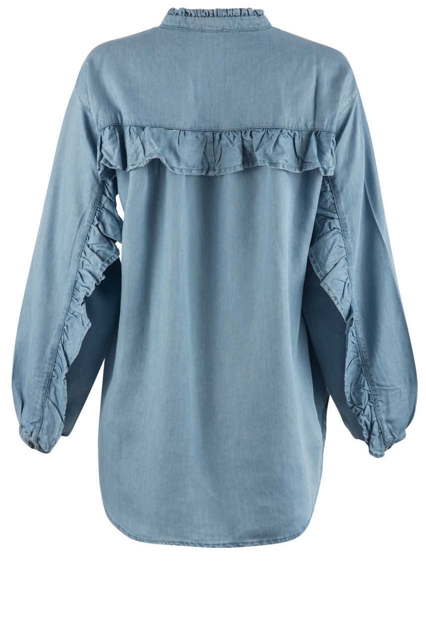 Tasha Polizzi Ruffle Blouse