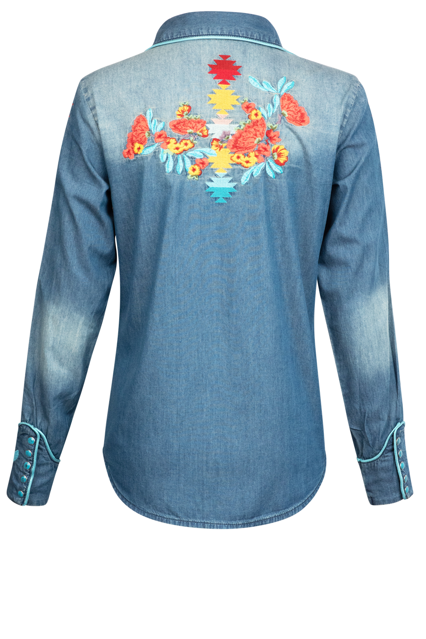 Tasha Polizzi Denim Anita Shirt