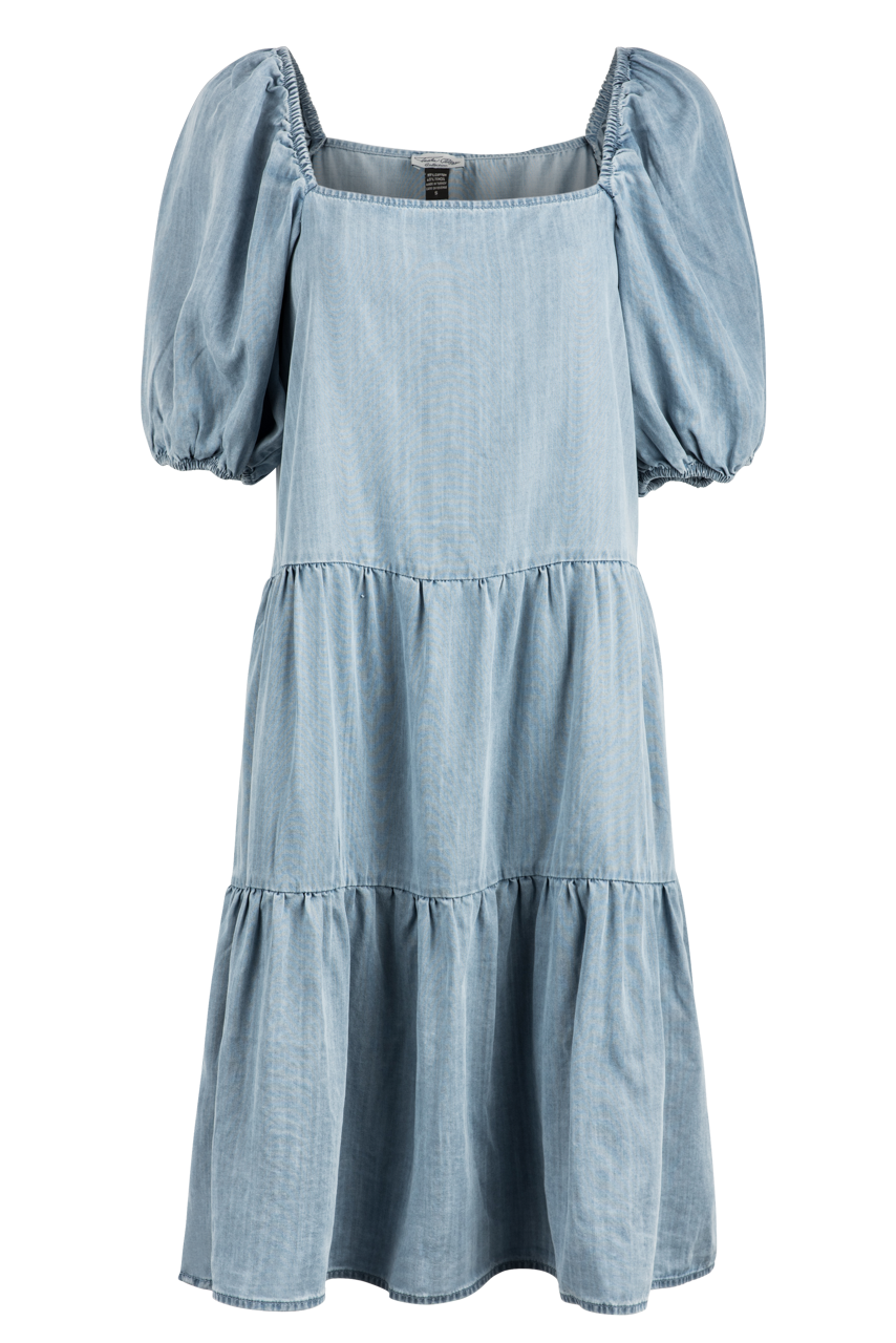 Tasha Polizzi Tiered Denim Dress