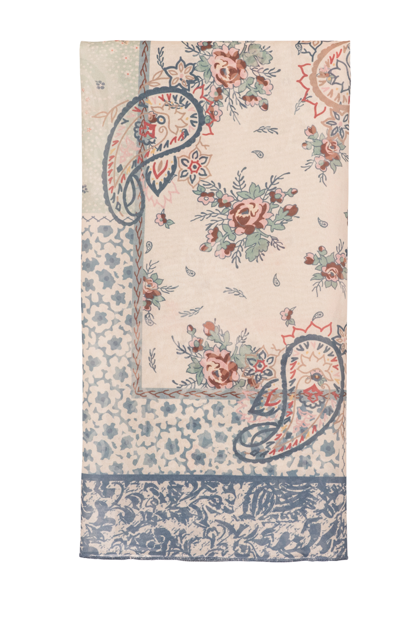 Tasha Polizzi Paisley Patchwork Scarf