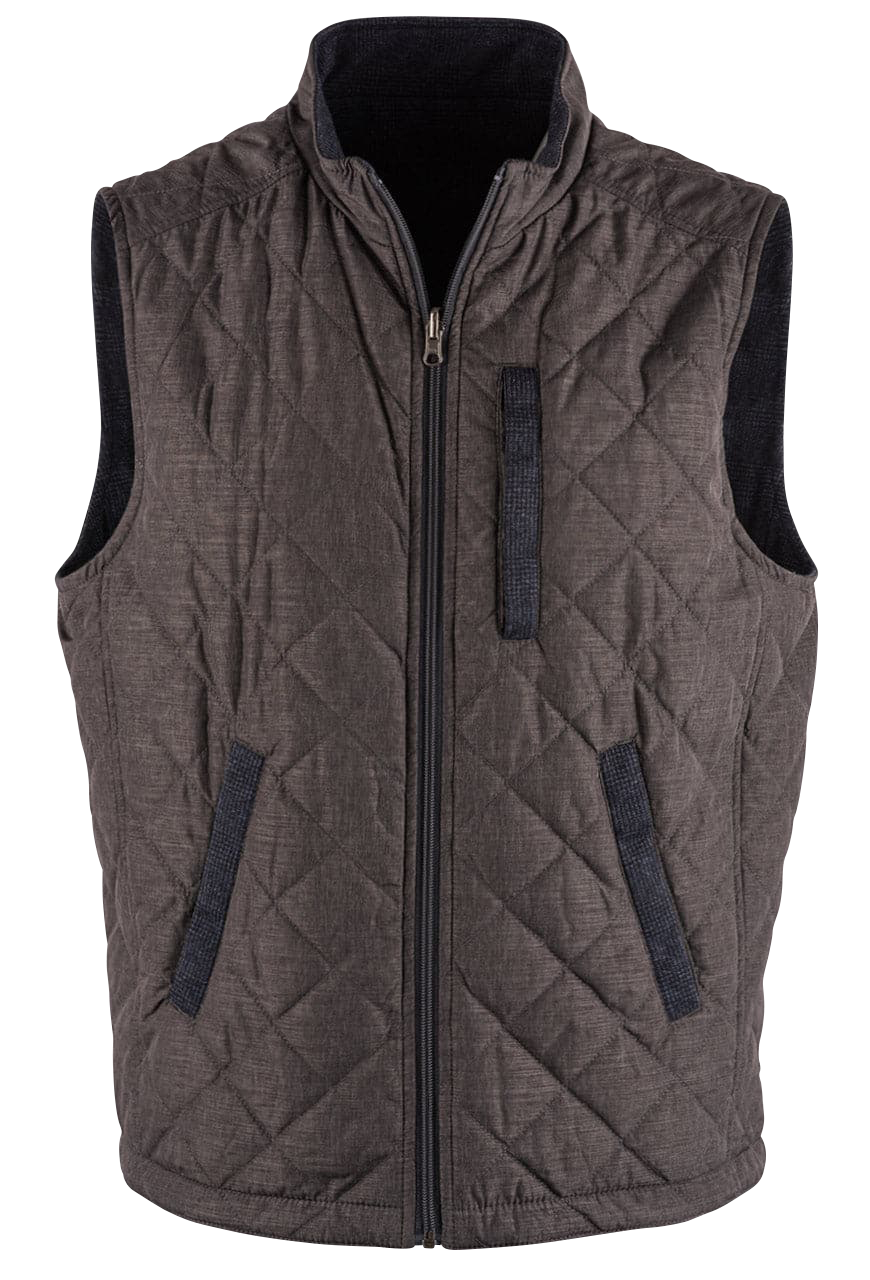 Madison Creek Navy Glen Sautee Reversible Vest