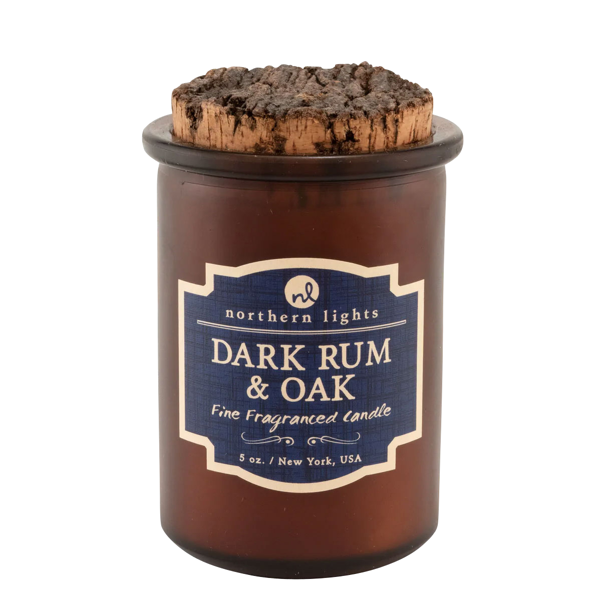 Northern Lights Dark Rum & Oak Candle