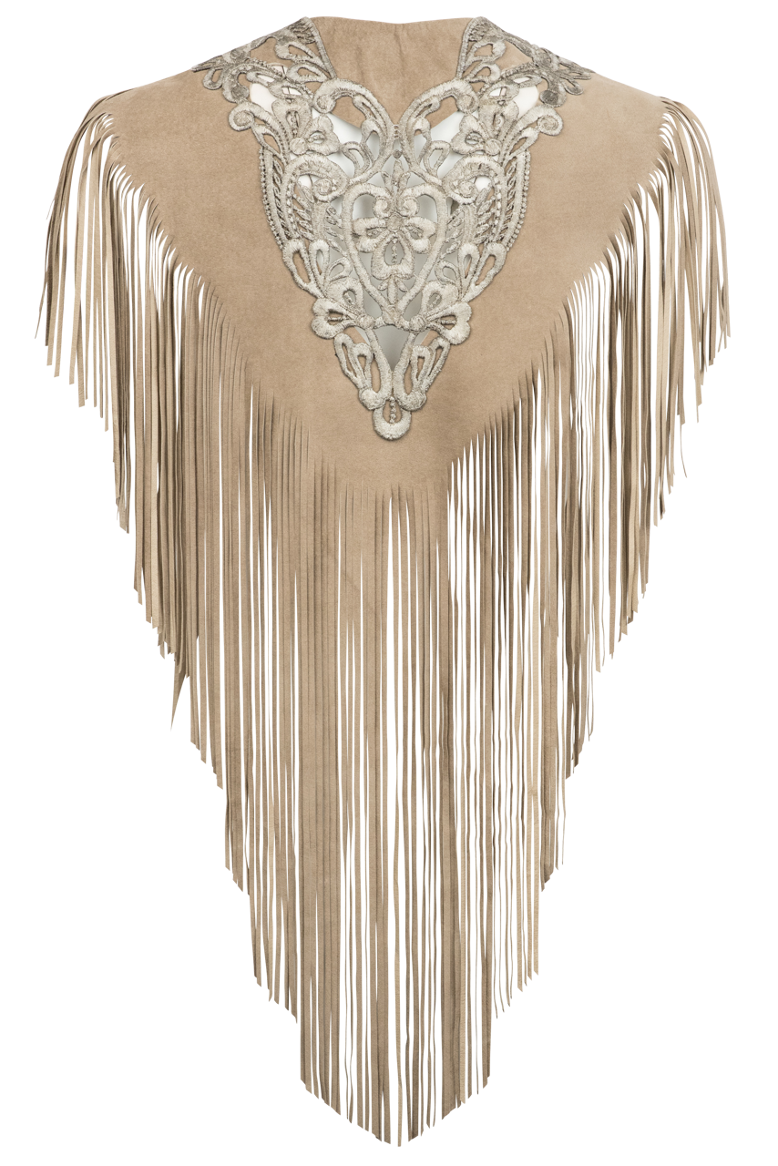 Pat Dahnke Cognac Cutout Collar