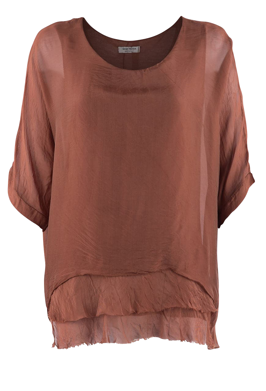 Gigi 3/4 Sleeve Tiered Top