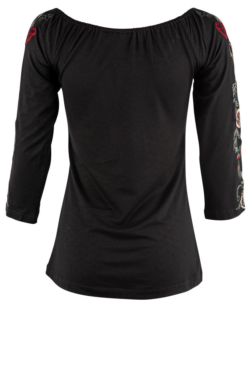 Vintage Collection Black Adore Velvet Knit Top