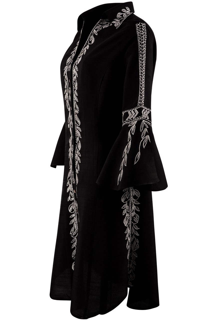 Vintage Collection Black Flora Tunic