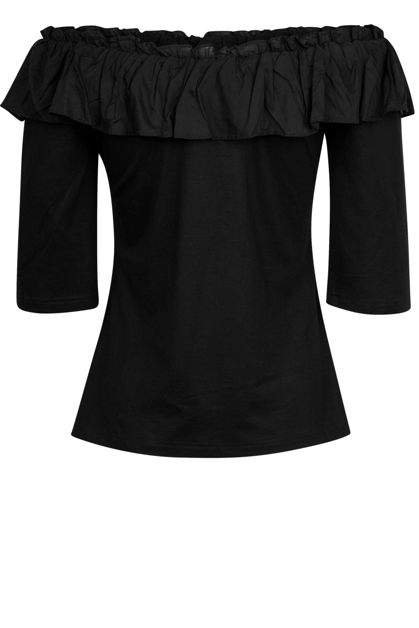 Vintage Collection Knit Ruffle Top