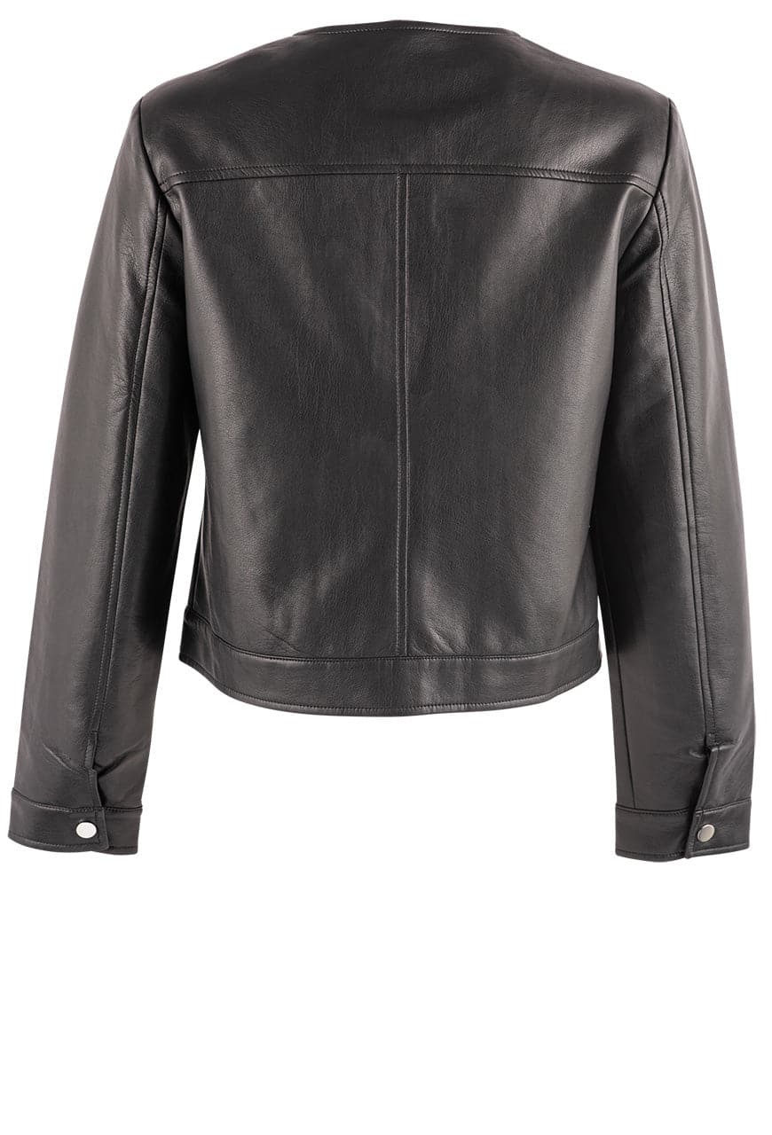 Dolce Cabo Faux Leather Jacket - Black