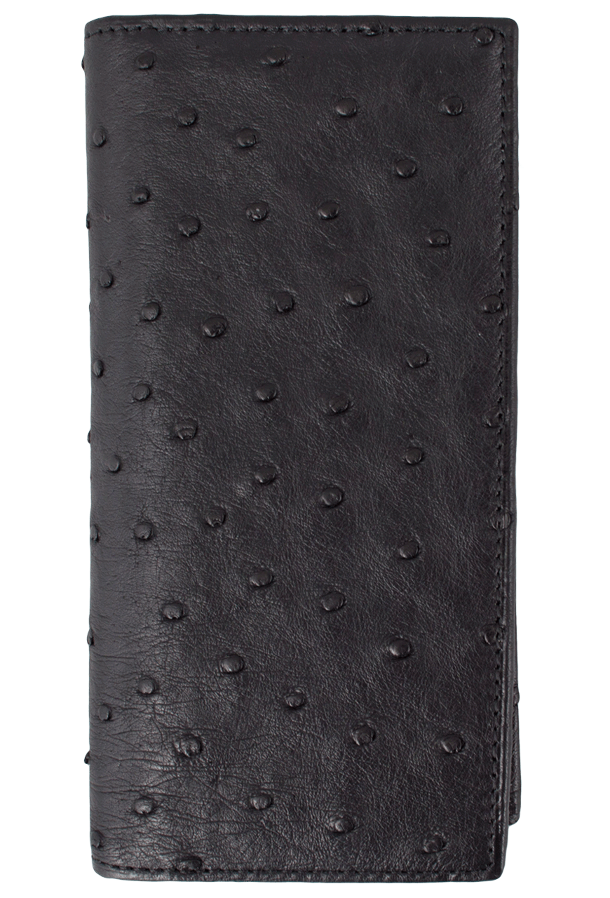 Pinto Ranch Ostrich Checretary Wallet