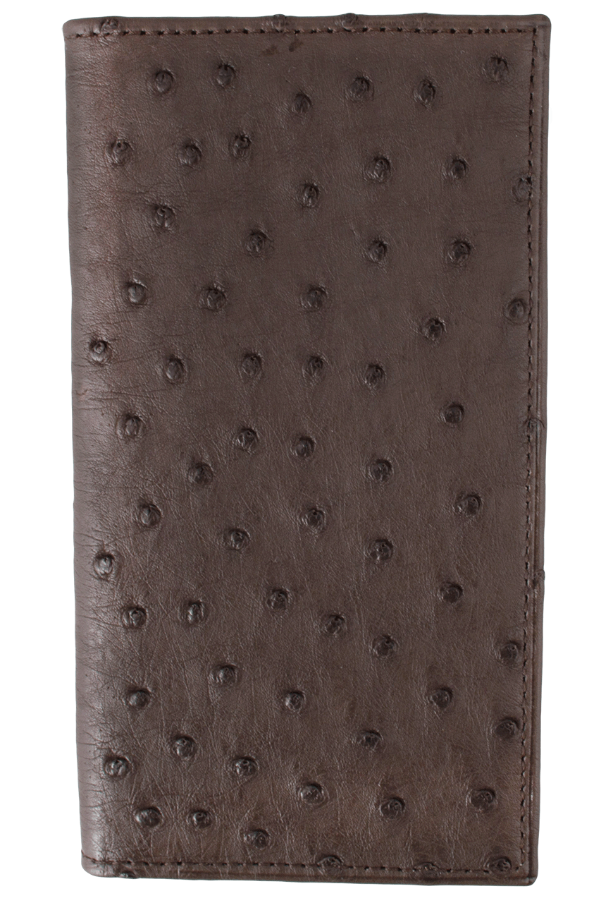 Pinto Ranch Ostrich Checretary Wallet