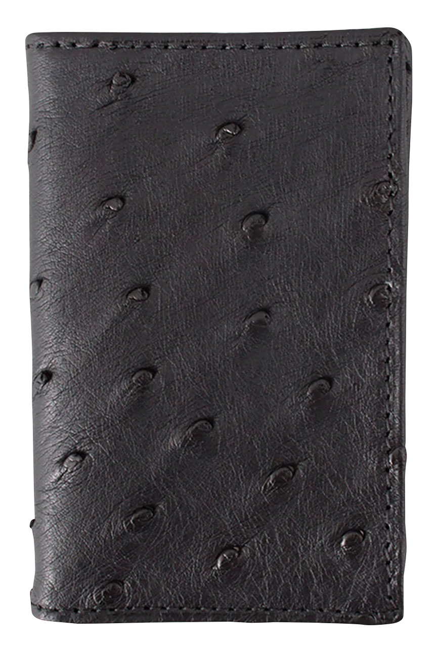 Pinto Ranch Ostrich Gusseted Card Case