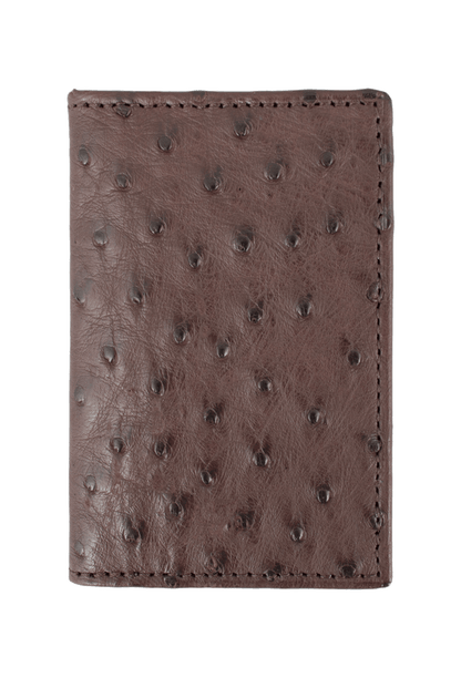 Pinto Ranch Ostrich Gusseted Card Case