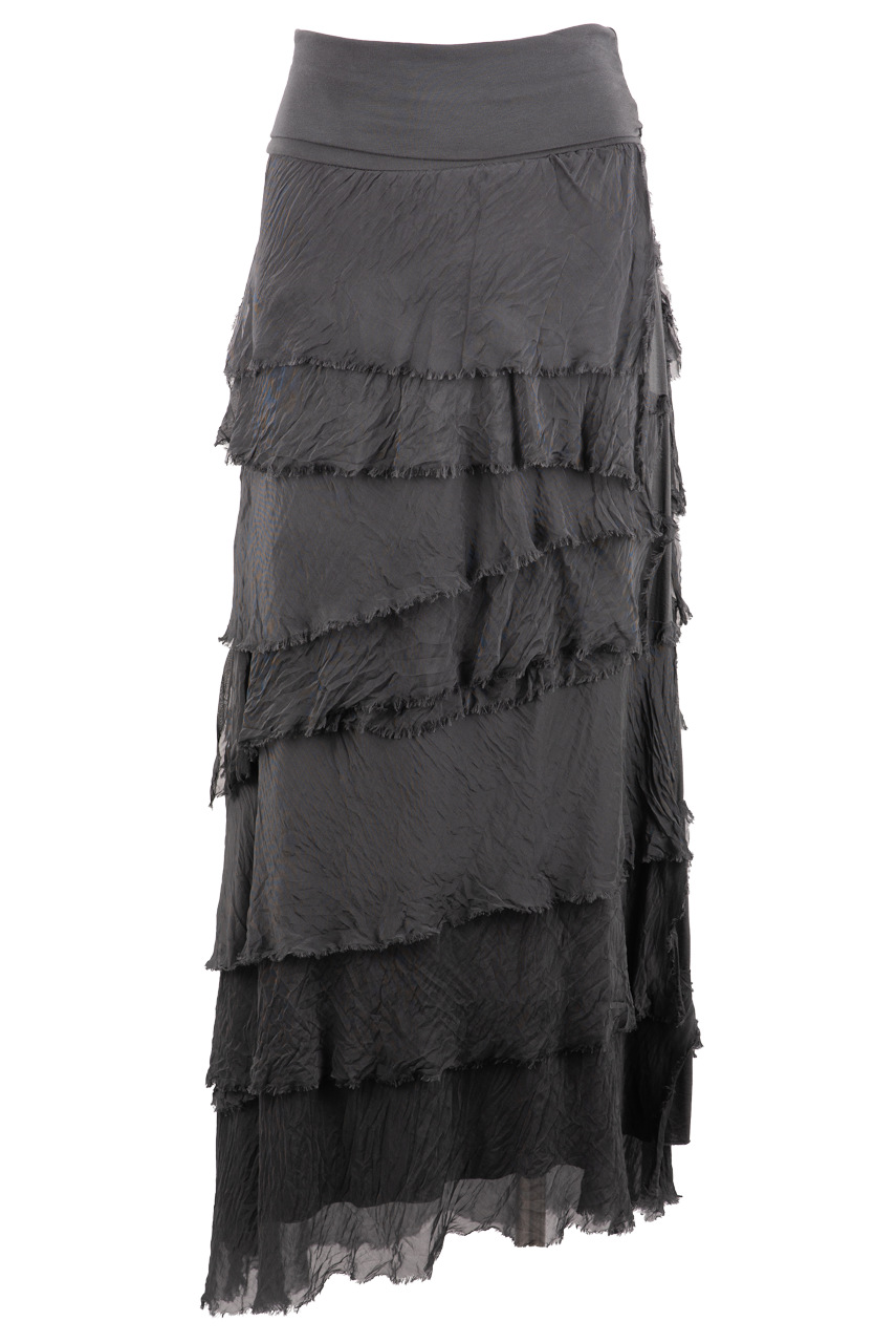 Gigi Torn Silk Skirt