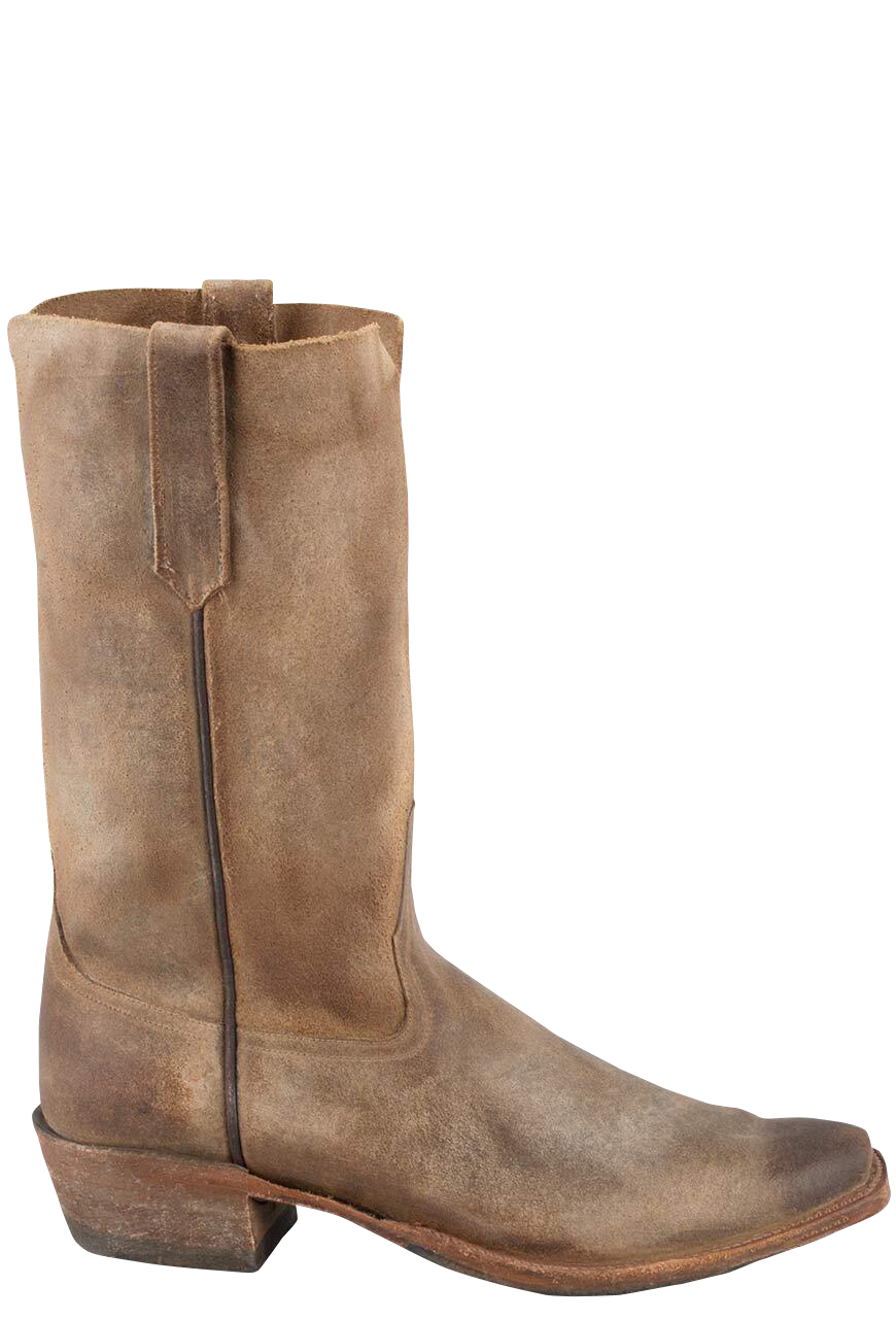 Vintage Mens Black Western Boots Mens Size 9.5EE Womens 11 