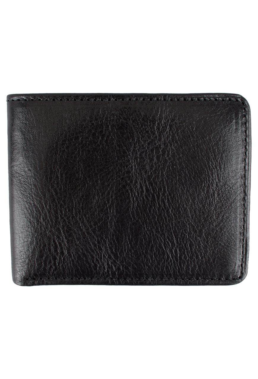 Brighton Black Leather Carnegie Passcase Wallet