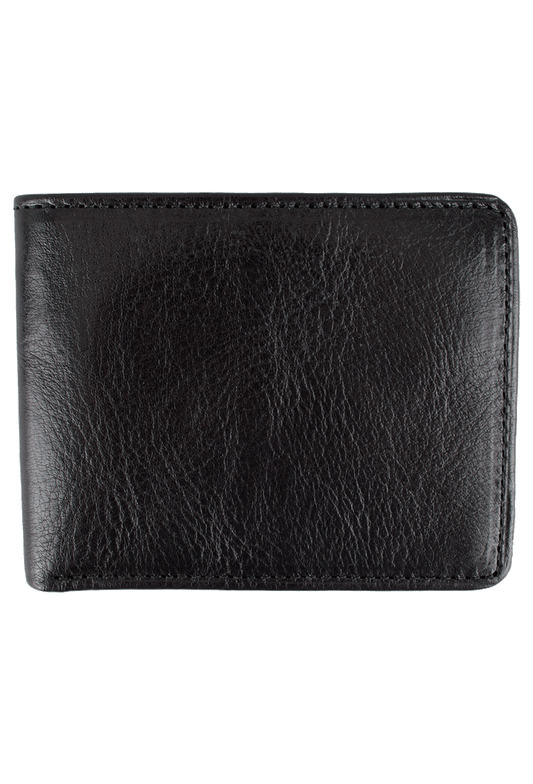 Brighton Black Leather Carnegie Passcase Wallet
