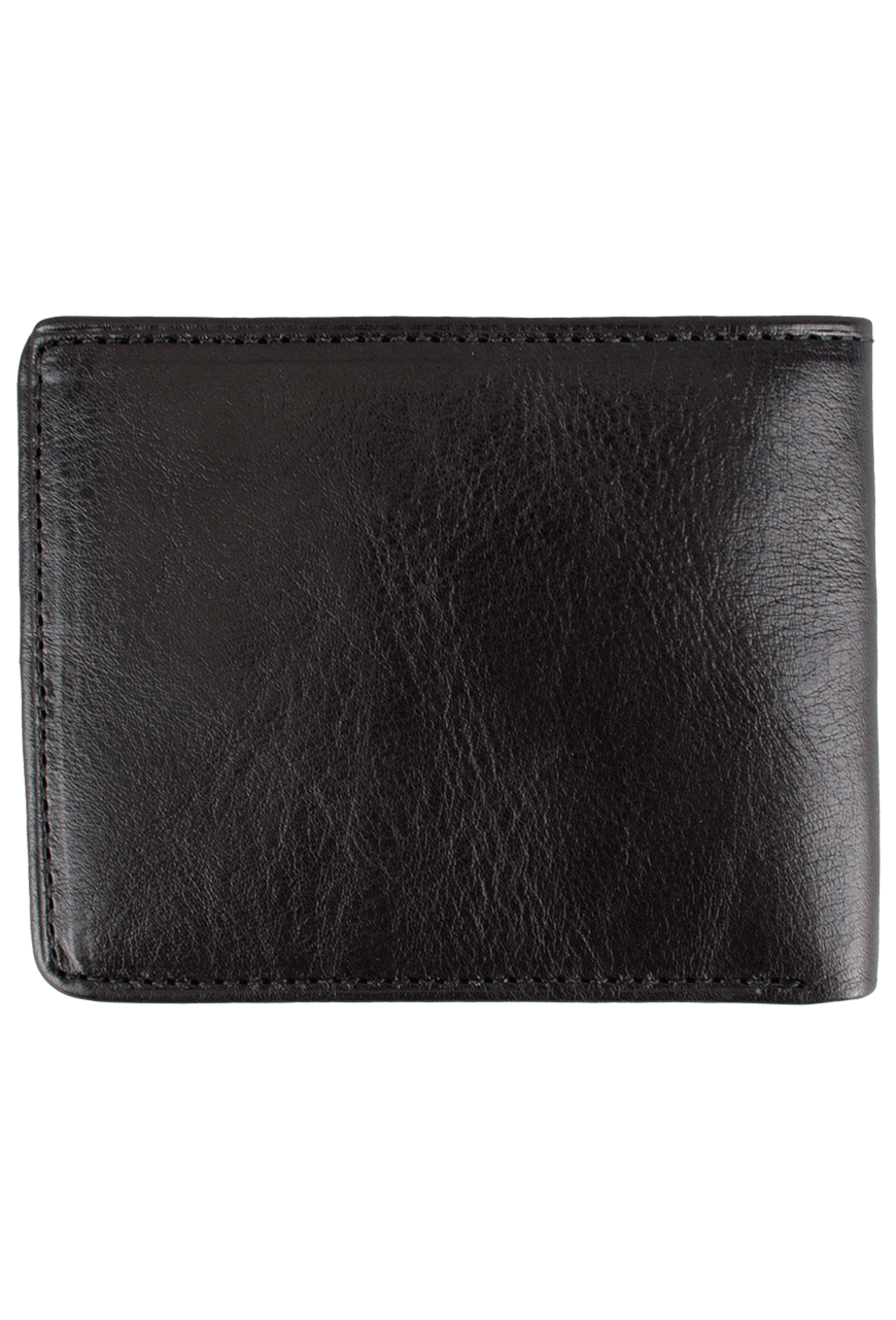 Brighton Black Leather Carnegie Passcase Wallet