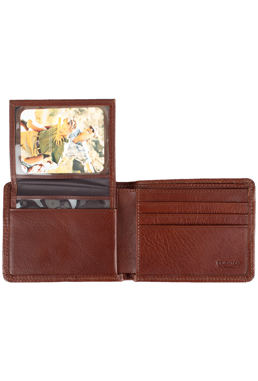 Brighton Brown Leather Carnegie Passcase Wallet