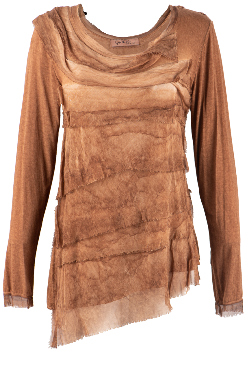 Gigi Long Sleeve Tiered Top