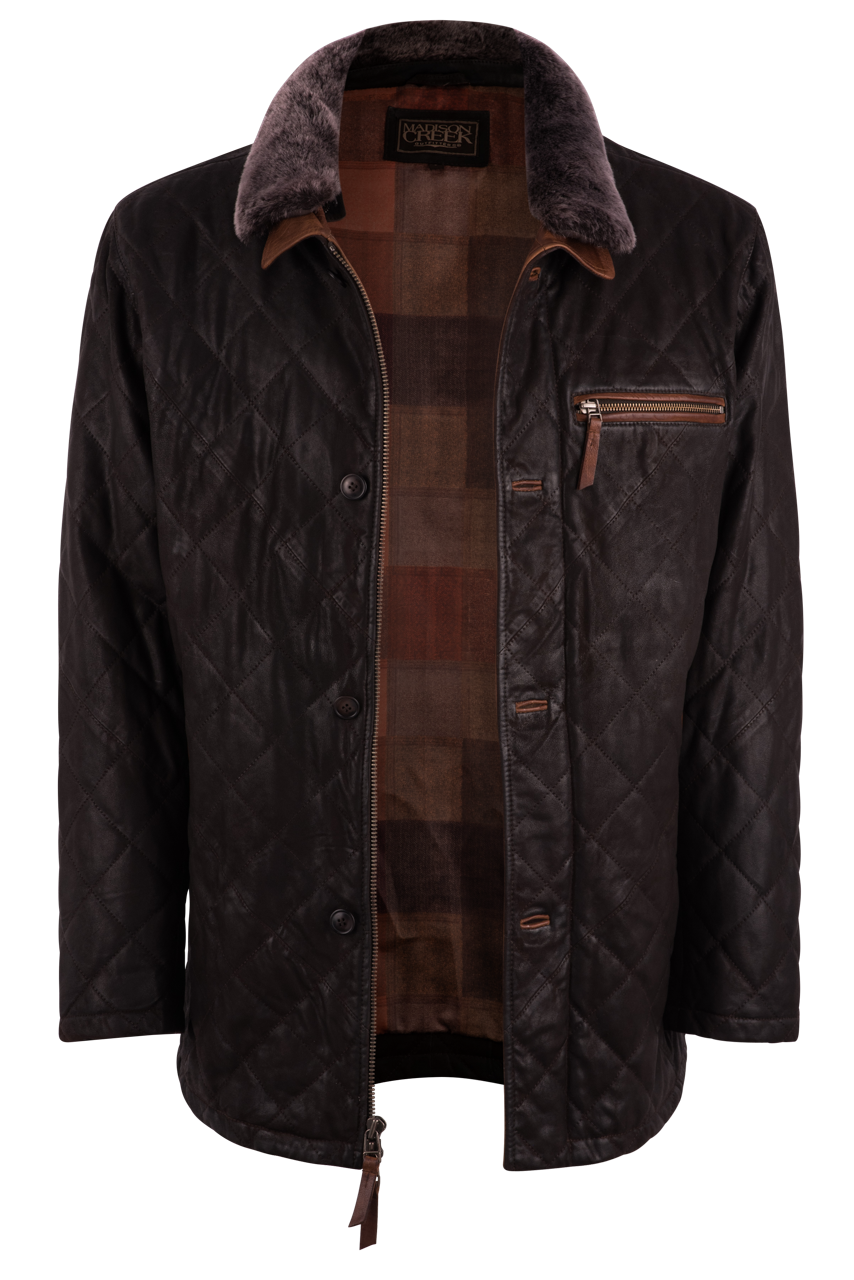 Madison Creek Rainer Goat Suede Leather Jacket