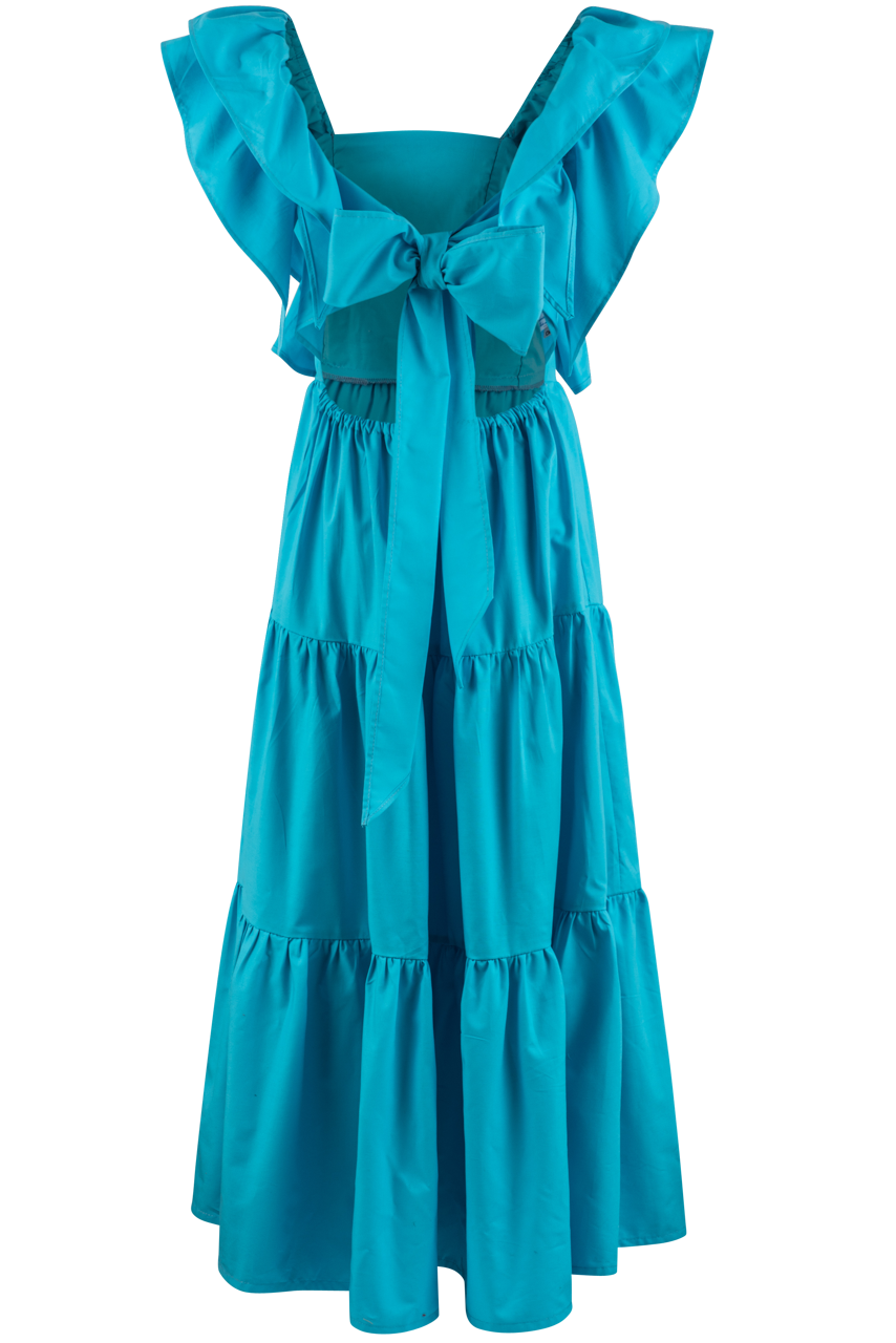 Margarita Mercantile Andrea Maxi Dress - Turquoise