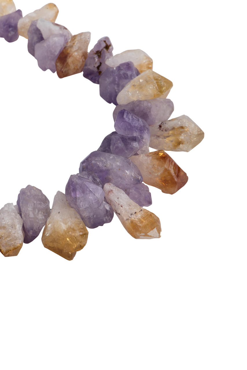 Ann Vlach Citrine & Amethyst Necklace