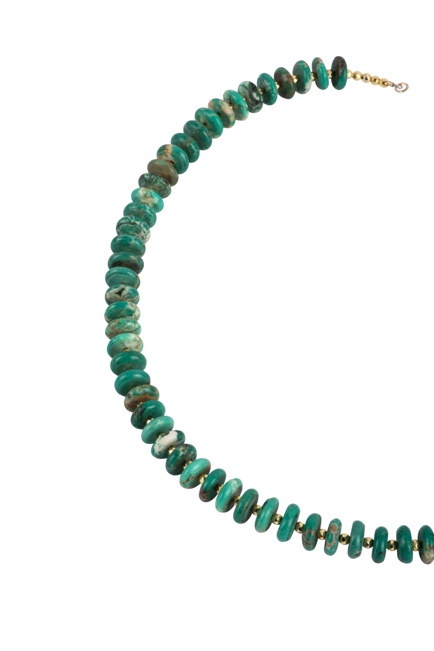 Ann Vlach Jasper & Freshwater Pearl Necklace