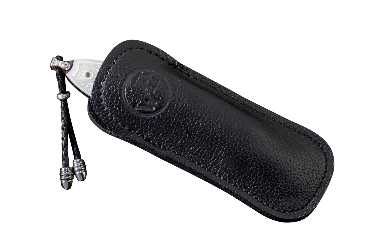 William Henry Monarch Blue Curl Pocket Knife