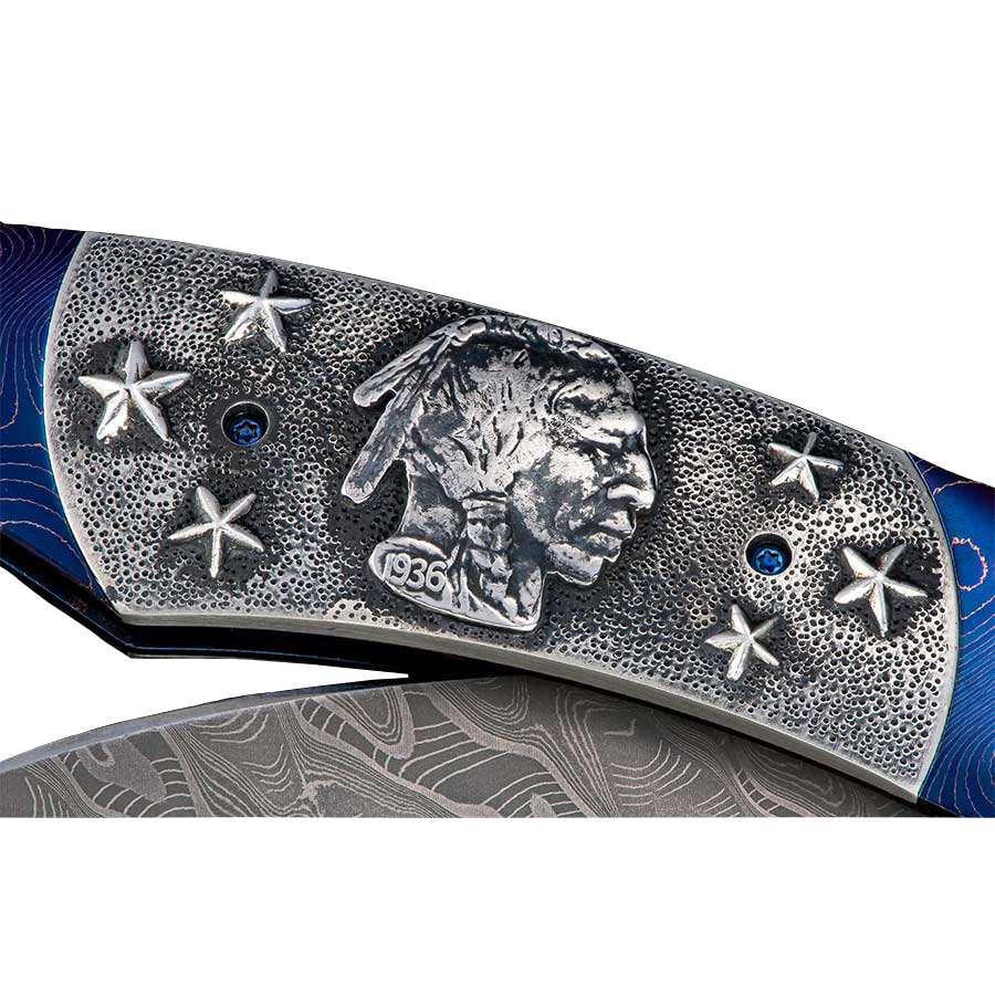 William Henry Spearpoint Buffalo Nickel III Pocket Knife
