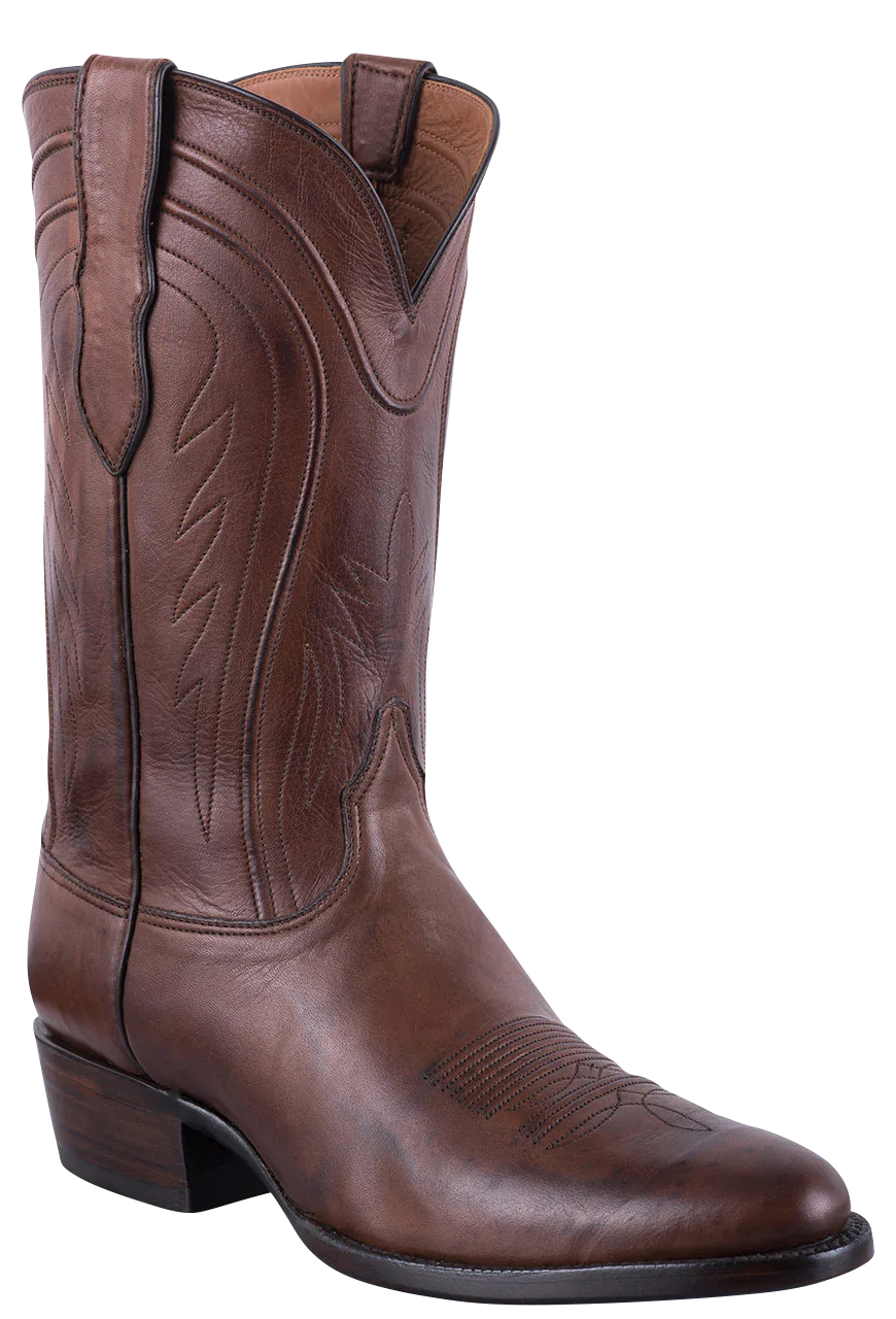 Black Jack Exclusive Ranch Hand Cowboy Boots - Burnished Brown