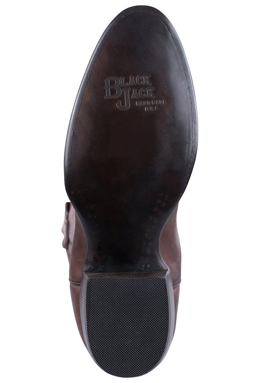 Black Jack Exclusive Ranch Hand Cowboy Boots - Burnished Brown