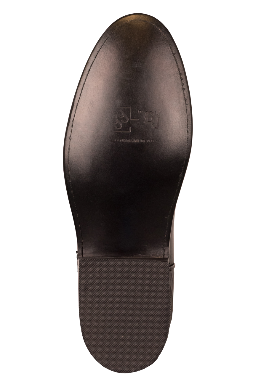 Black Jack Men's Brush Off Goat Roper Boots - Black Cherry