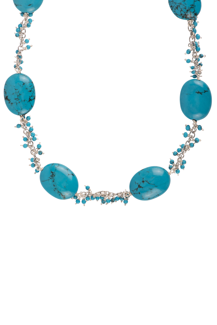 Brown Eyed Girls Turquoise Pebble Necklace