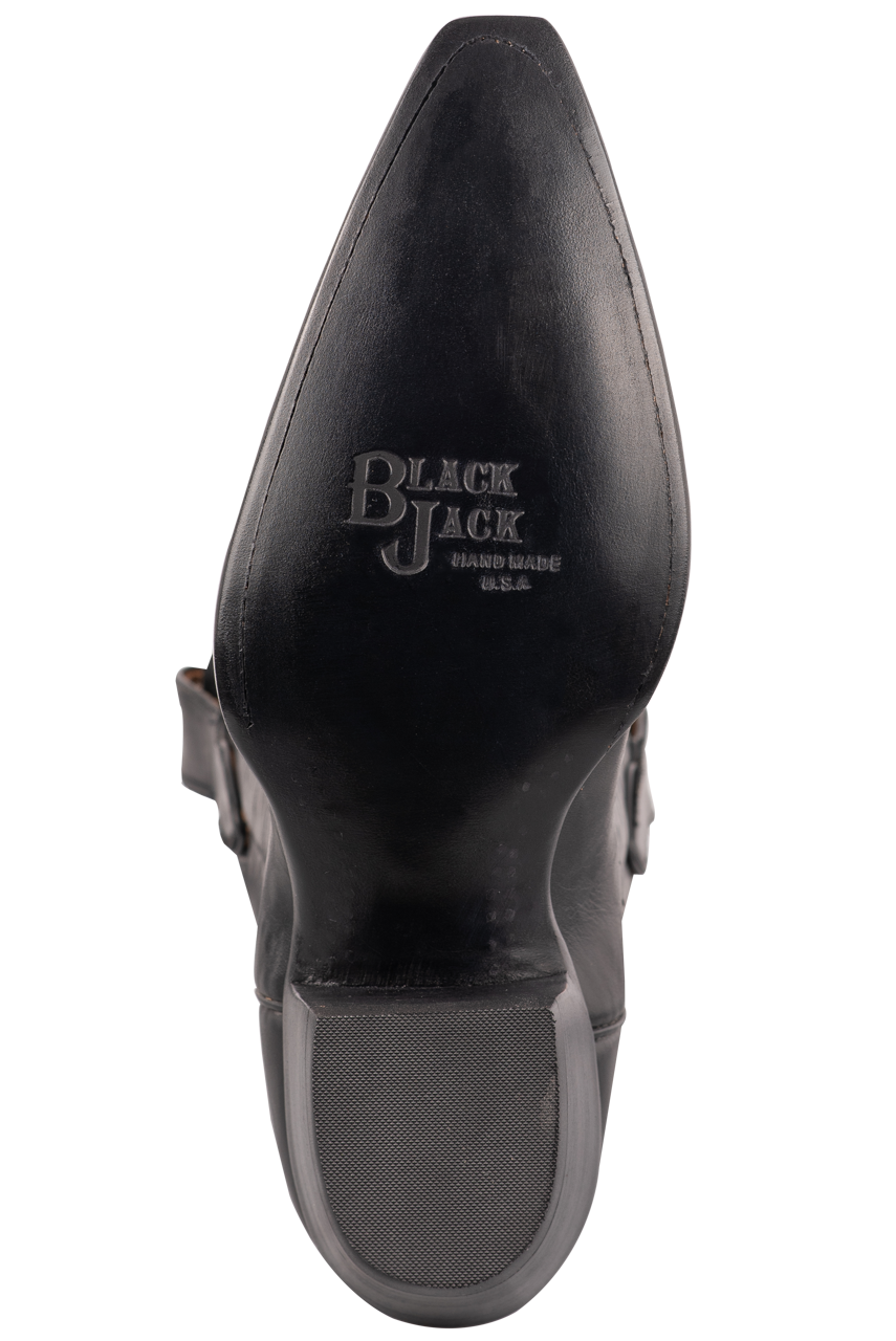 Black Jack Exclusive Ranch Hand Cowboy Boots - Black