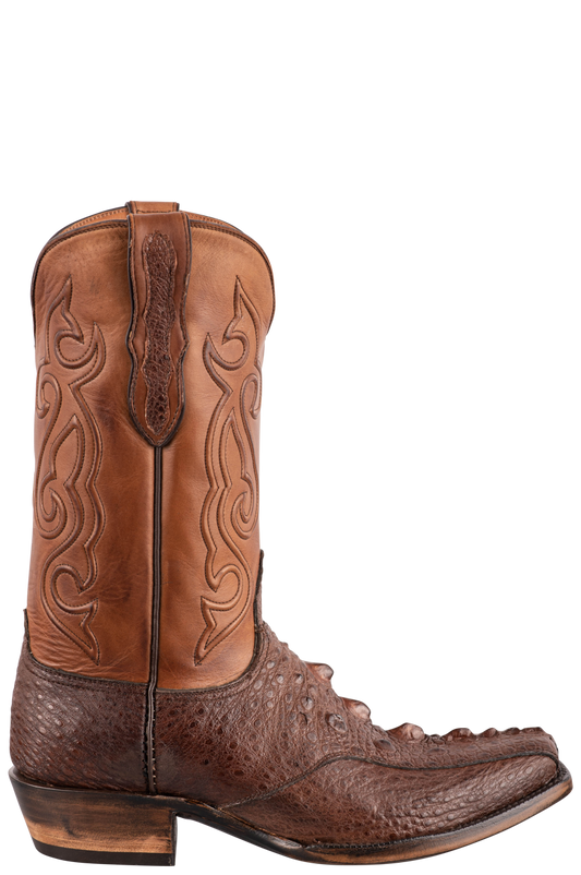 Black Jack Exclusive Snapping Turtle Cowboy Boots - Brown