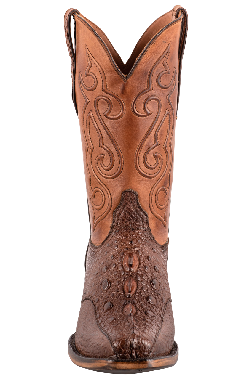 Black Jack Exclusive Snapping Turtle Cowboy Boots - Brown